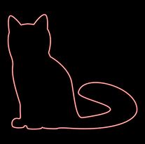 Image result for Neon Cat Mask