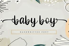 Image result for Baby Boy Font