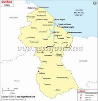 Image result for Guyana Cities Map