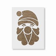 Image result for Santa Face Stencil