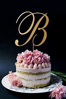 Image result for Gold Cake Topper Decoration