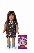 Image result for Doll with Blue Eyes and Brown Hair