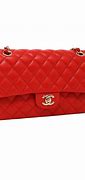 Image result for Red Leather Chanel Bag