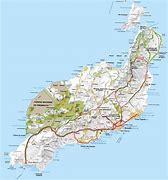 Image result for Lanzarote Island Map