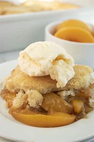 Image result for Easy Peach Cobbler