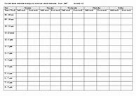 Image result for Blank Workout Chart