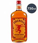 Image result for Fireball Whiskey Bottle