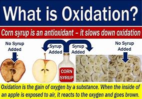 Image result for Oxidation Food Oxygen Light