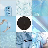 Image result for Aries Zodiac Aesthetic Blue