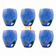 Image result for Murano Clear Glass Drinking Glasses