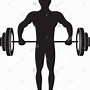 Image result for Muscle Man Silhouette