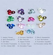 Image result for Two Stone Birthstone Rings