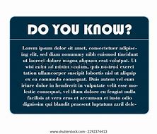 Image result for Do You Know Vector