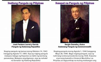 Image result for Mga Naging Pangulo Ng Pilipinas