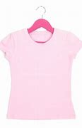 Image result for Pink Round Neck T-Shirt On Hanger