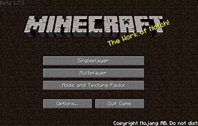 Image result for Minecraft Start Screen