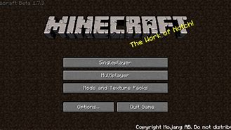 Image result for Og Minecraft Title Screen