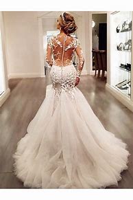 Image result for Lace Mermaid Wedding Dresses