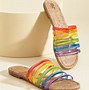 Image result for Rainbow Denim Shoes