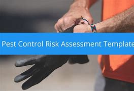 Image result for Pest Control Risk Assessment Template