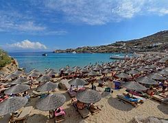 Image result for Mykonos Super Paradise Beach People