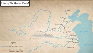 Image result for Where Is the Grand Canal Map