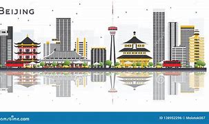 Image result for City Center of Beijing Cartoon