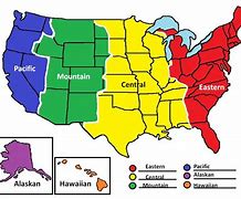 Image result for Time Zones across America