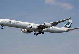 Image result for Cathay Pacific A340 Side View