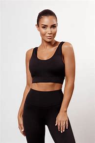 Image result for Black Sports Crop Top