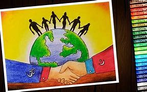 Image result for Nations Unity Drawing