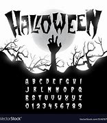 Image result for Halloween Letters Font