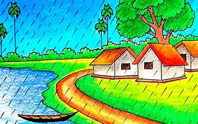 Image result for Rainy Season Drawing