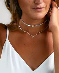 Image result for Layered Necklace Outfits