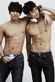 Image result for Korean Man ABS