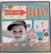 Image result for Baby Boy Scrapbook Layout Ideas