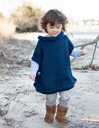 Image result for Knitted Toddler Poncho Pattern