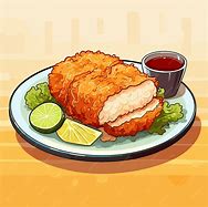 Image result for Tonkatsu Simple Drawing