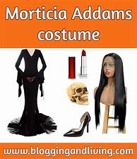 Image result for Morticia Costume DIY