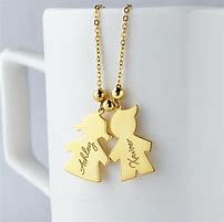 Image result for Necklace with Children's Names