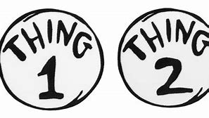 Image result for Thing 1 and 2 Logo