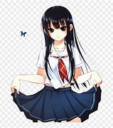 Image result for Cute Anime Girl with Dark Hair