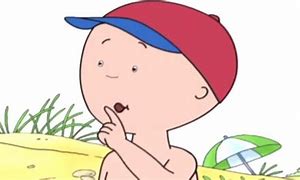 Image result for Caillou Beach Day