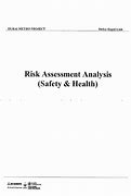 Image result for RFU Risk Assessment Template