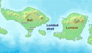 Image result for Strait of Lombok