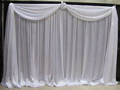 Image result for White Curtain Backdrop