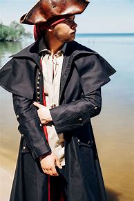 Image result for Light Blue Pirate Coat