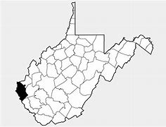 Image result for Wayne County WV Outline Map