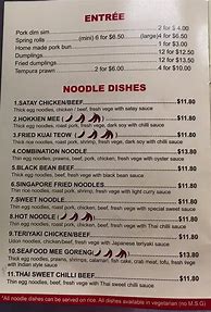 Image result for Old Wok Menu