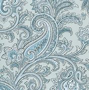 Image result for Blue Paisley Print